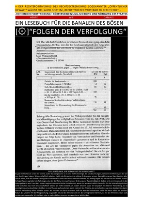 [۞]“FOLGEN DER VERFOLGUNG“ – ein Lesebuch für die Banalen des Bösen von der Pfalz (SkPdP),  Sozialkritische Professionals, von Hessen (SkvH),  Sozialkritische Professionals