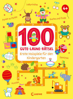 100 Gute-Laune-Rätsel – Erste Malspiele für den Kindergarten von Fiedler-Tresp,  Sonja