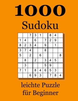 1000 Sudoku leichte Puzzle für Beginner von Badger,  David