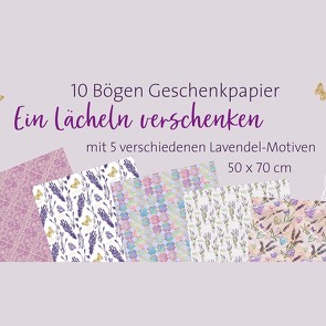 10er-Set Geschenkpapier »Ein Lächeln verschenken«