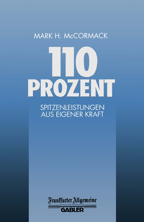 110 Prozent von McCormack,  M. H.