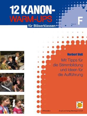 12 Kanon Warm-Ups – F-Heft von Voll,  Norbert