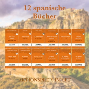 12 spanische Bücher (Bücher + Audio-Online) – Lesemethode von Ilya Frank von Bauch,  Magdalena, Bécquer,  Gustavo Adolfo, Cuentos, Dicenta,  Joaquín, Frank,  Ilya, Kessler,  Mia, Lorca,  Federico García, Opferkuch,  Marilena, Peters,  Ralf, Tapia Della Rosa,  Jannike Marie, Valera,  Juan