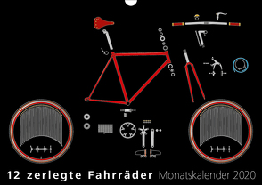 12 zerlegte Fahrräder 2020 von Isendyck,  Jürgen