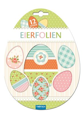 12er Set Eierfolien Vintage