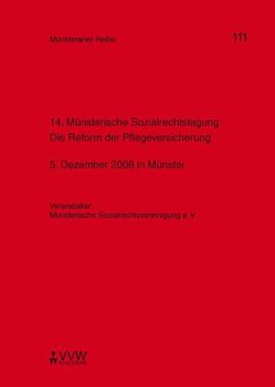 14. Münsterische Sozialrechtstagung von Dörner,  Heinrich, Ehlers,  Dirk, Gebauer,  Detlef, Pohlmann,  Petra, Schulze Schwienhorst,  Martin, Steinmeyer,  Heinz-Dietrich, Wigge,  Peter