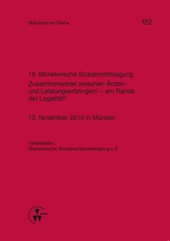 16. Münsterische Sozialrechtstagung von Dörner,  Heinrich, Ehlers,  Dirk, Pohlmann,  Petra, Schulze Schwienhorst,  Martin, Steinmeyer,  Heinz-Dietrich