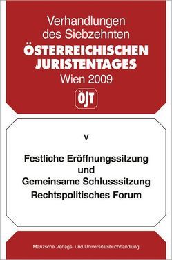 Festliche Eröffnungssitzung und Gemeinsame Schlusssitzung