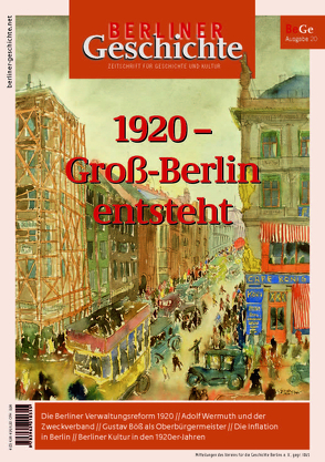 Berliner Geschichte – Zeitschrift für Geschichte und Kultur