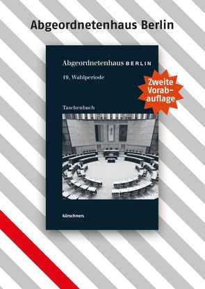 2. Vorabauflage Abgeordnetenhaus Berlin von Holzapfel,  Andreas