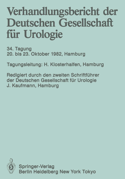 20. bis 23. Oktober 1982, Hamburg von Kaufmann,  J., Klosterhalfen,  H.