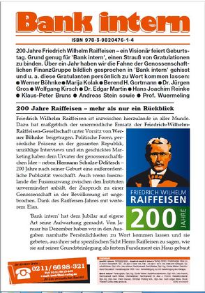 200 Jahre Raiffeisen – mehr als nur ein Rückblick