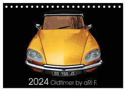 2024 Oldtimer by aRi F. (Tischkalender 2024 DIN A5 quer), CALVENDO Monatskalender von F.,  aRi