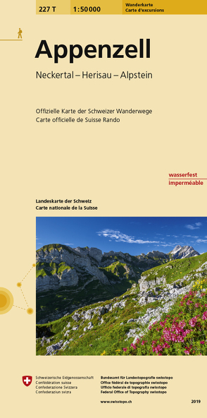 227T Appenzell Wanderkarte