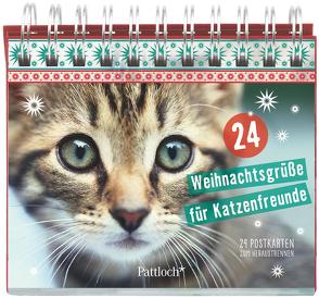 24 Weihnachtsgrüße für Katzenfreunde