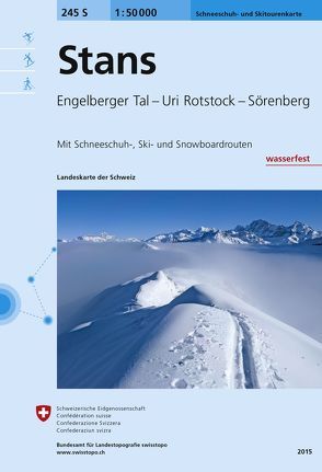 245S Stans Schneeschuh- und Skitourenkarte