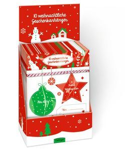 10 weihnachtliche Geschenkanhänger 24er VE von Dao,  Nga