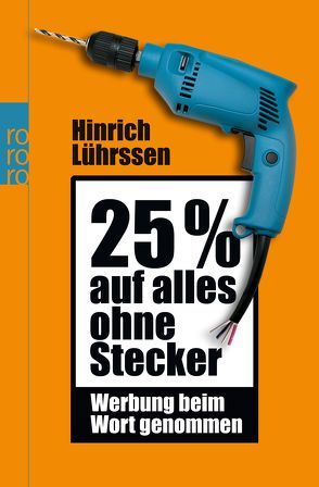 25 % auf alles ohne Stecker von Lührssen,  Hinrich