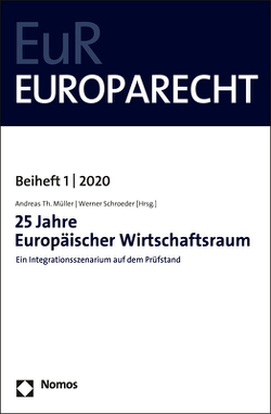 25 Jahre Europäischer Wirtschaftsraum von Müller,  Andreas Th., Schroeder,  Werner