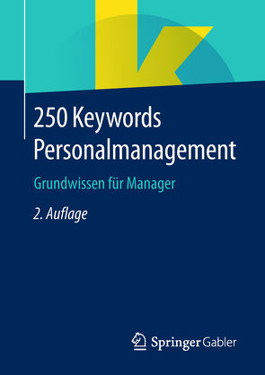 250 Keywords Personalmanagement von Springer Fachmedien Wiesbaden