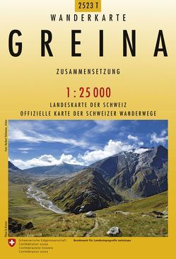 2523T Greina Wanderkarte