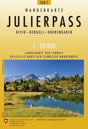 268T Julierpass Wanderkarte