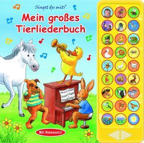 27-Button-Soundbuch – Mein großes Tierliederbuch – 27 bekannte Kinderlieder zum Mitsingen