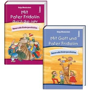 2er Set: ‚Mit Gott und Pater Fridolin‘ und ‚Mit Pater Fridolin durch das Jahr‘ von Mondschein,  Helga