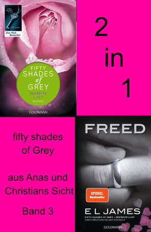 2in1 Fifty Shades of Grey aus Anas und Christians Sicht von Bauroth,  Jeannette, Brandl,  Andrea, Dufner,  Karin, Hauser,  Sonja, Heinzius,  Christine, James,  E L, Laszlo,  Ulrike