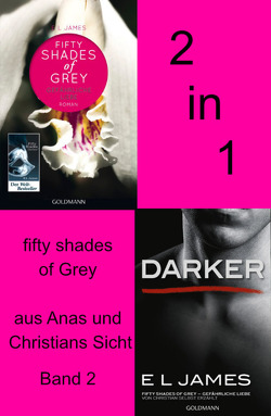 2in1 Fifty Shades of Grey aus Anas und Christians Sicht von Brandl,  Andrea, Dufner,  Karin, Hauser,  Sonja, Heinzius,  Christine, James,  E L, Laszlo,  Ulrike, Verlagsagentur von Dobschütz