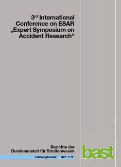 3. International Conference on ESAR „Expert Symposium on Accident Research“