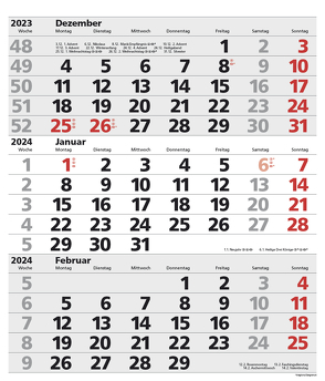 3-Monats-Planer XL Comfort 2024 von Korsch Verlag