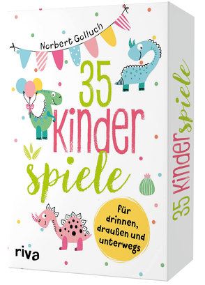 35 Kinderspiele für drinnen, draußen und unterwegs von Golluch,  Norbert