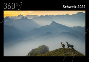 360° Schweiz Premiumkalender 2022 von Heeb,  Christian