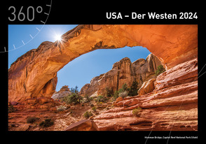 360° USA – Der Westen Premiumkalender 2024 von Heeb,  Christian