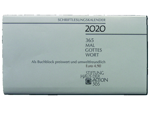 365 mal Gottes Wort 2020 von STIFTUNG HAUS der action365,  .