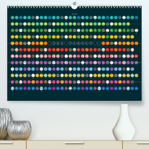 365 Pearls Calendar (Premium, hochwertiger DIN A2 Wandkalender 2024, Kunstdruck in Hochglanz) von ROTH-Design