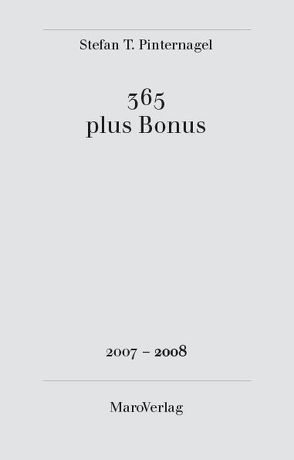 365 plus Bonus von Pinternagel,  Stefan T