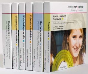 38 CDs – IntensivHörTraining® Wirtschaft und Gesellschaft: Recht / RW / BWL / VWL / Wirtschaftsgeografie / Staatskunde von Ammersinn,  Patrick