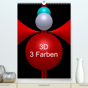 3D – 3 Farben (Premium, hochwertiger DIN A2 Wandkalender 2023, Kunstdruck in Hochglanz) von Bild,  Issa