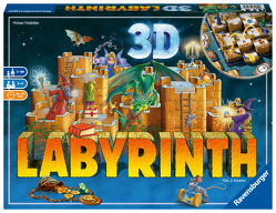 Ravensburger 26113 – 3D Labyrinth – Familienklassiker, Spiel für Erwachsene und Kinder ab 7 Jahren – Gesellschaftspiel geeignet für 2-4 Spieler – Schätze suchen von Feldkötter,  Michael, Kobbert,  Max