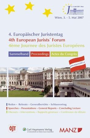 4. Europäischer Juristentag 2007 Sammelband