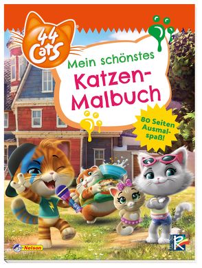 44 Cats: 44 Cats: Mein schönstes Katzen-Malbuch