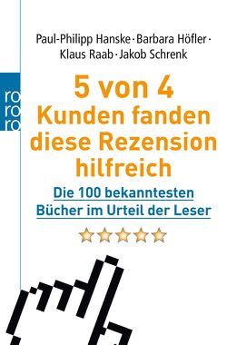 5 von 4 Kunden fanden diese Rezension hilfreich von Bachmann,  Vera, Gutteck,  Claudio, Habbel,  Conny, Hanske,  Paul-Philipp, Höfler,  Barbara, Hofmann,  Niklas, Raab,  Klaus, Schrenk,  Jakob, Wenzl,  Franz Adrian