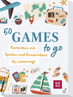 50 Games to go – Kartenbox mit vielen Spielen und Kreativideen für unterwegs von Groh Verlag