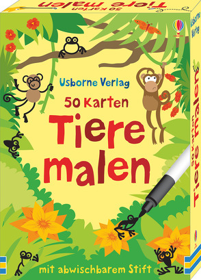 50 Karten: Tiere malen von Figg,  Non, Watt,  Fiona