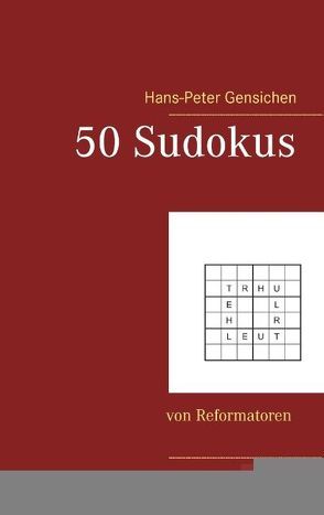 50 Sudokus von Gensichen,  Hans-Peter