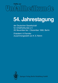 54. Jahrestagung von Pannike,  A., Rehm,  K.E.