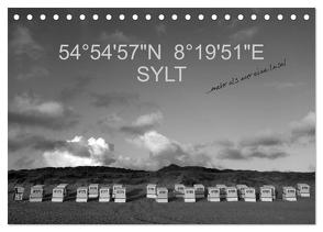 54°54’57″N 8°19’51″E SYLT (Tischkalender 2024 DIN A5 quer), CALVENDO Monatskalender von Linderer,  Günter