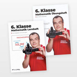 6. Klasse Mathematik Set (Lernheft + Übungsheft) von Hannah,  Rauterberg, Lenk,  Maria, Schmidt,  Kai